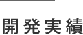 開発実績